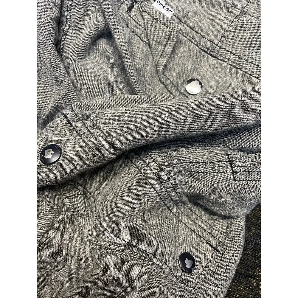 Levi Strauss Gray Cargo Shorts Mens 38 Utility Outdoor Ripstop Waterless Pockets